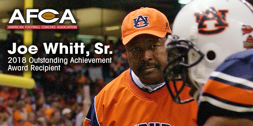 2018 Outstanding Achievement Award - WP - Whitt Sr