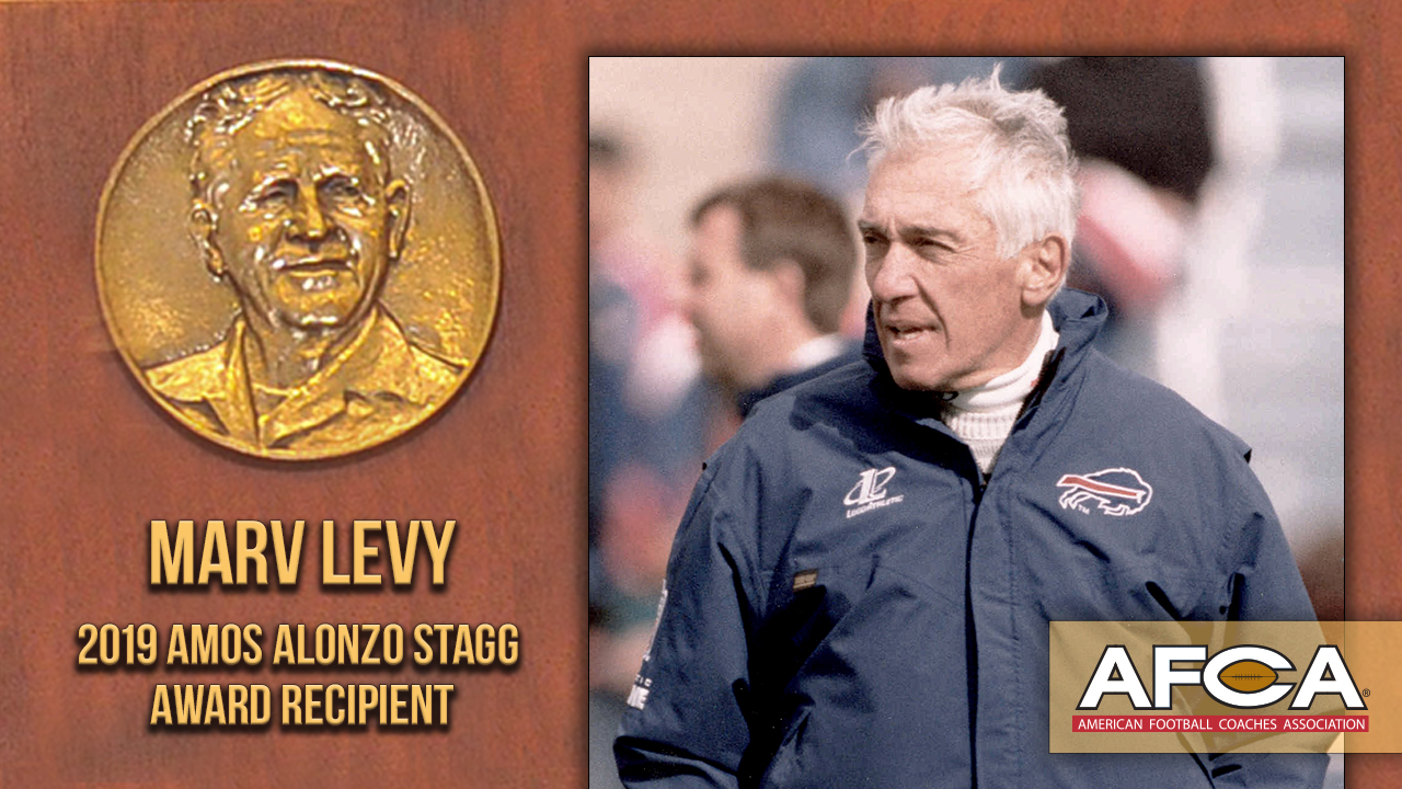 Former Buffalo Bills Head Coach Marv Levy To Receive 2019 Amos Alonzo Stagg  Award