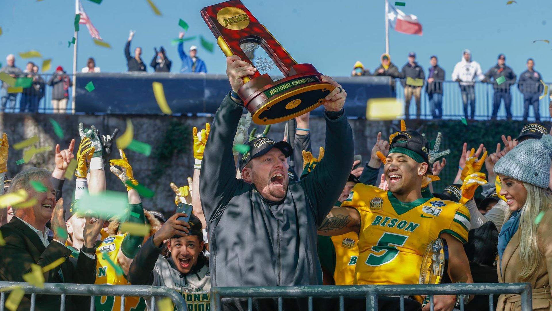 Matt Entz 2019 NCAA Trophy