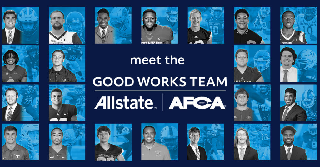 Allstate & AFCA Announce the 22 Members of the 2020 Allstate AFCA Good