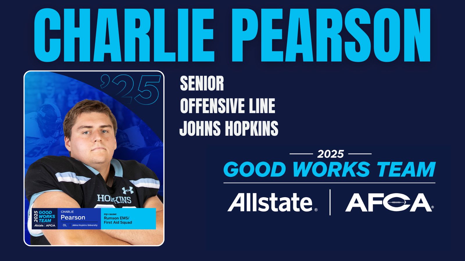 Charlie Pearson Good Works Team