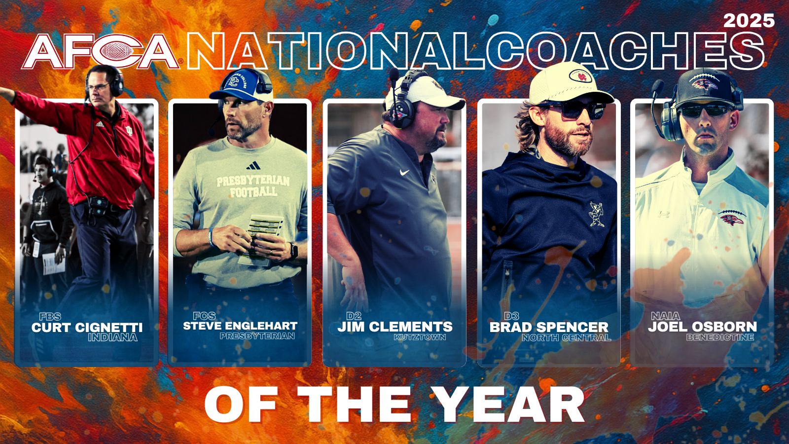 2025 AFCA Coaches Of The Year