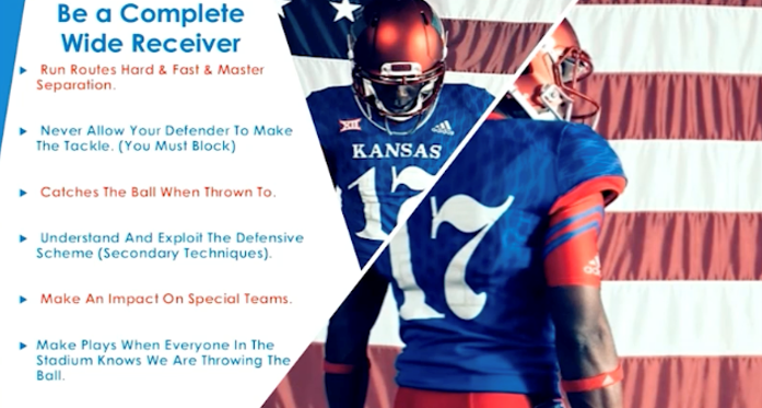 Be a complete wide receiver