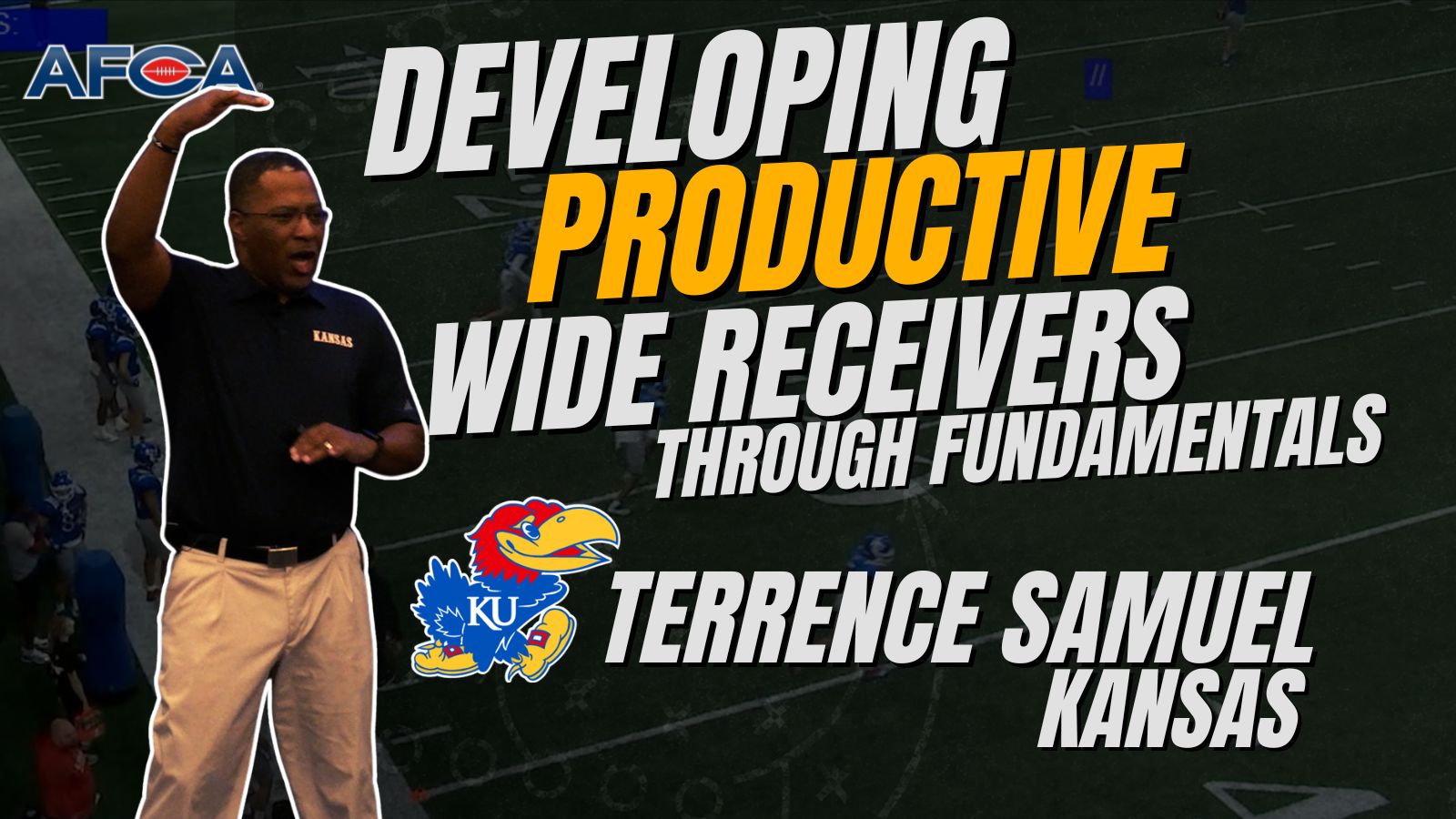 Terrence Samuel presents at the 2026 AFCA Convention